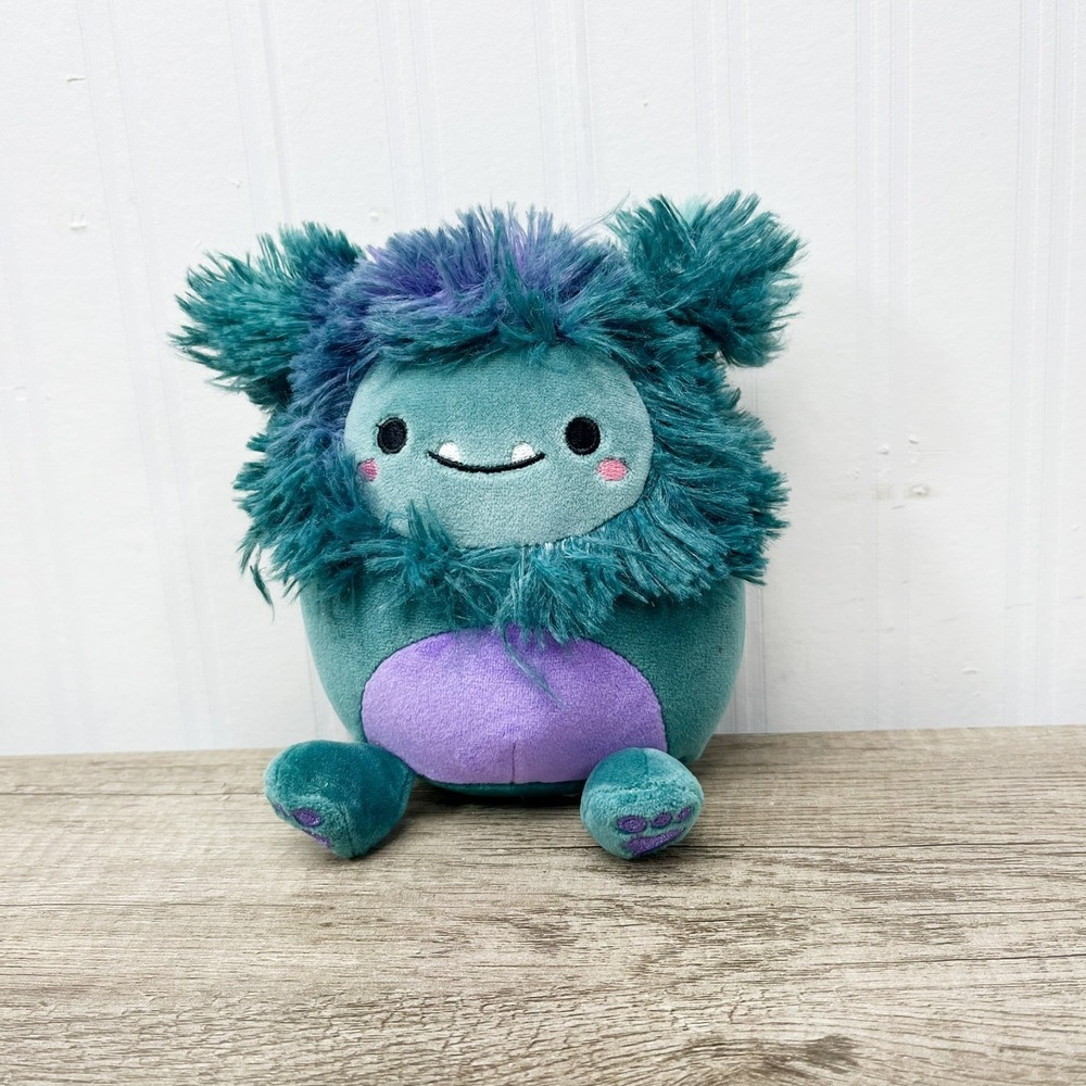 Squishmallows Original 5" JT Dark Teal Bigfoot Official Jazwares Plush SQCR06872